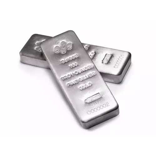 100oz PAMP Cast Silver Bar (4)